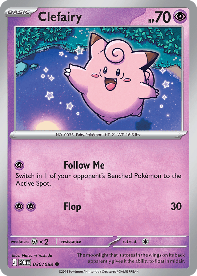 Carta Clefairy 30/88 do set Perfect Order — Pokémon TCG | Bynx