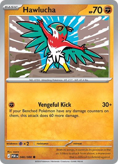 Carta Hawlucha 46/88 do set Perfect Order — Pokémon TCG | Bynx