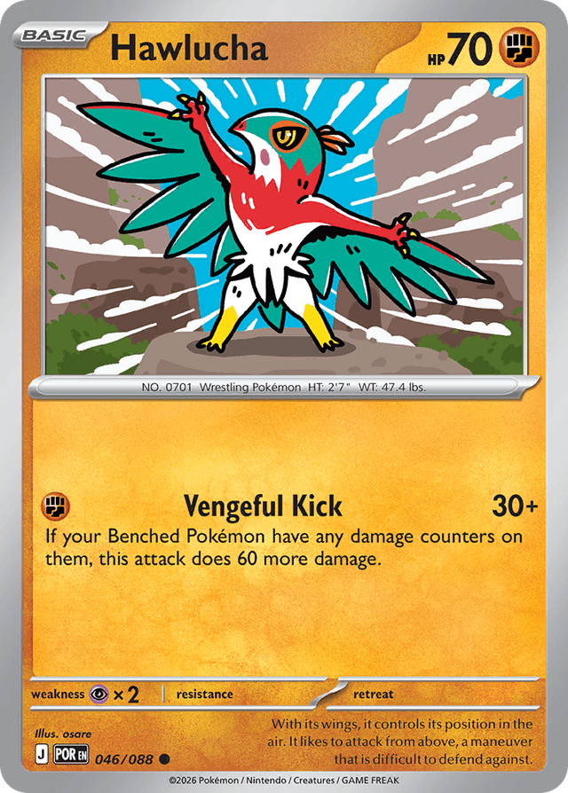 Carta Hawlucha 46/88 do set Perfect Order — Pokémon TCG | Bynx
