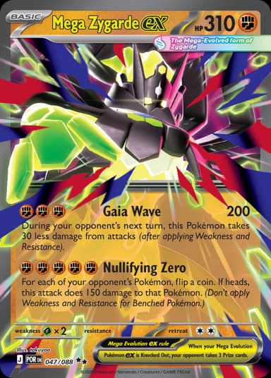 Carta Mega Zygarde ex 47/88 do set Perfect Order — Pokémon TCG | Bynx