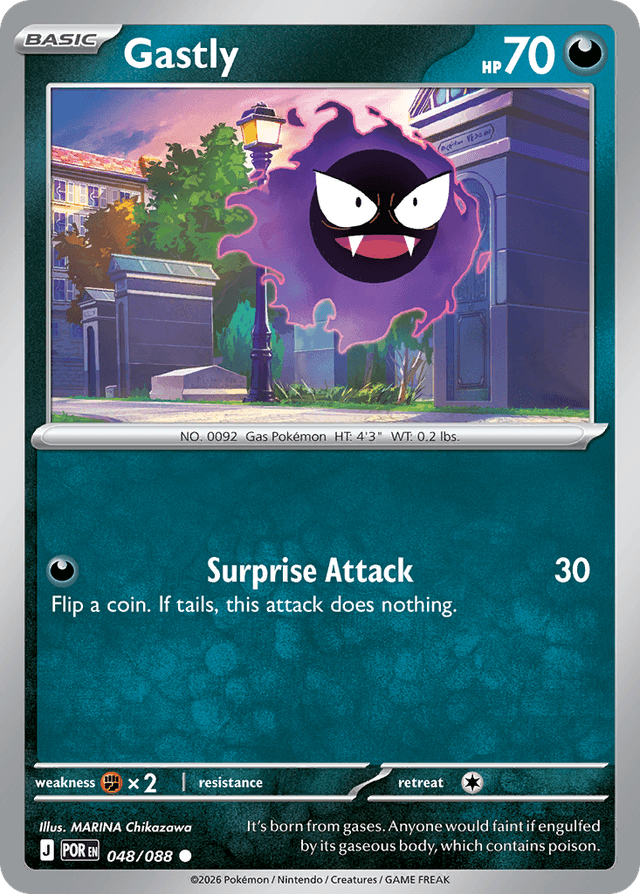 Carta Gastly 48/88 do set Perfect Order — Pokémon TCG | Bynx