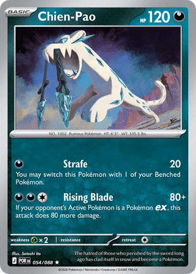Carta Chien-Pao 54/88 do set Perfect Order — Pokémon TCG | Bynx
