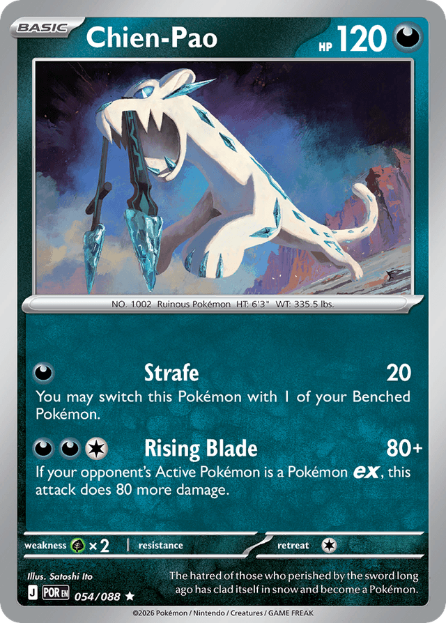 Carta Chien-Pao 54/88 do set Perfect Order — Pokémon TCG | Bynx
