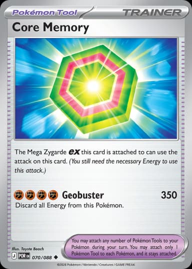 Carta Core Memory 70/88 do set Perfect Order — Pokémon TCG | Bynx