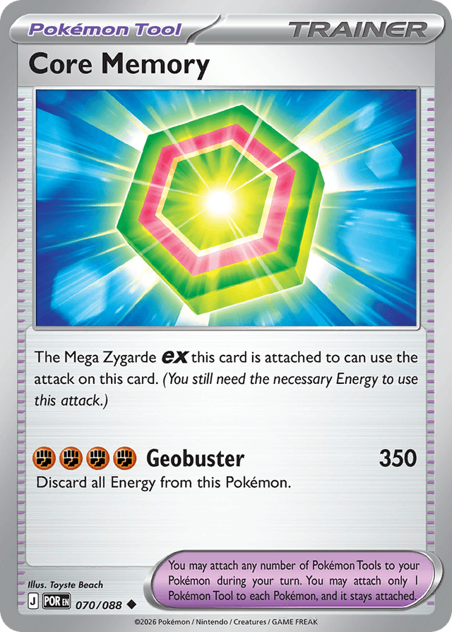 Carta Core Memory 70/88 do set Perfect Order — Pokémon TCG | Bynx