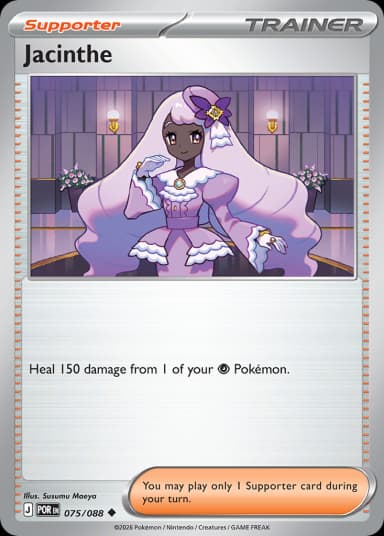 Carta Jacinthe 75/88 do set Perfect Order — Pokémon TCG | Bynx