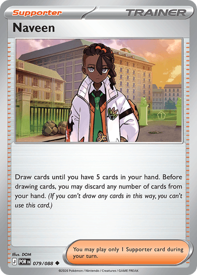 Carta Naveen 79/88 do set Perfect Order — Pokémon TCG | Bynx
