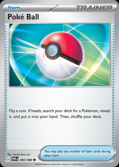 Carta Poké Ball 80/88 do set Perfect Order — Pokémon TCG | Bynx