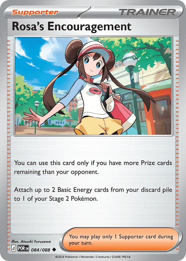 Carta Rosa's Encouragement 84/88 do set Perfect Order — Pokémon TCG | Bynx
