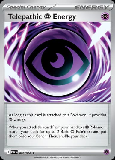 Carta Telepathic Psychic Energy 88/88 do set Perfect Order — Pokémon TCG | Bynx