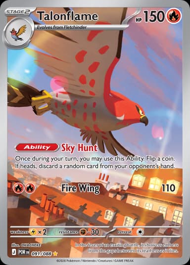Carta Talonflame 91/88 do set Perfect Order — Pokémon TCG | Bynx