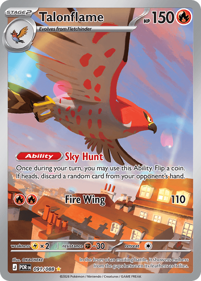 Carta Talonflame 91/88 do set Perfect Order — Pokémon TCG | Bynx