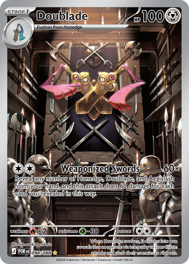 Carta Doublade 98/88 do set Perfect Order — Pokémon TCG | Bynx