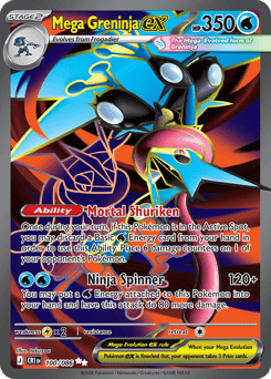 Mega Greninja ex 100 — Chaos Rising