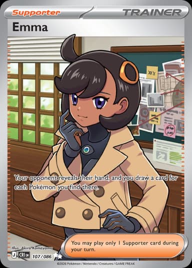 Carta Emma 107/122 do set Chaos Rising — Pokémon TCG | Bynx
