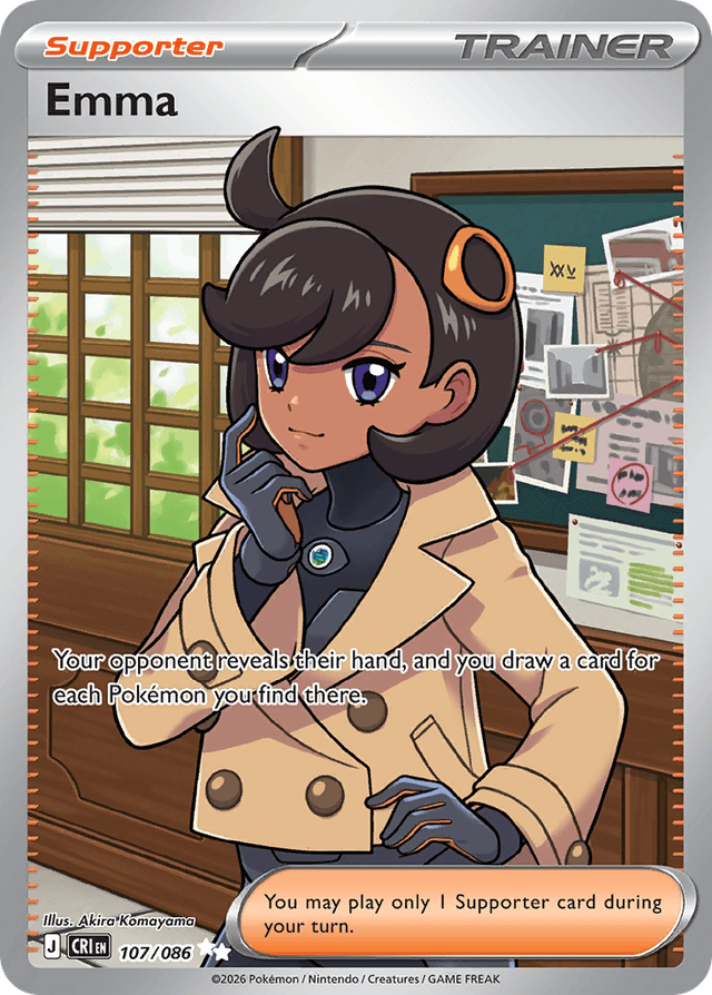 Carta Emma 107/122 do set Chaos Rising — Pokémon TCG | Bynx