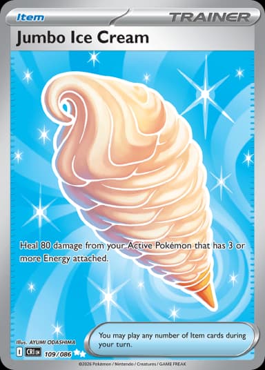 Carta Jumbo Ice Cream 109/122 do set Chaos Rising — Pokémon TCG | Bynx