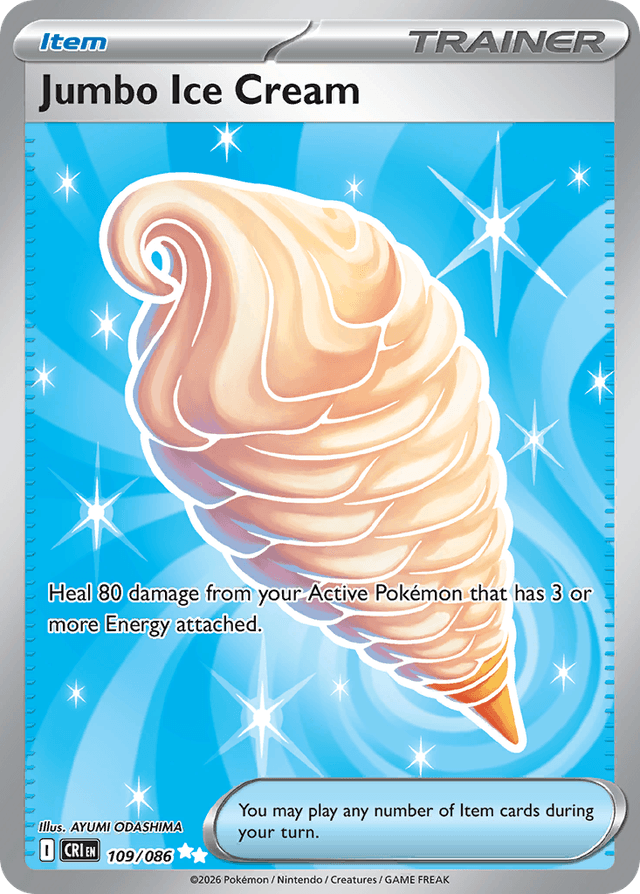 Carta Jumbo Ice Cream 109/86 do set Chaos Rising — Pokémon TCG | Bynx