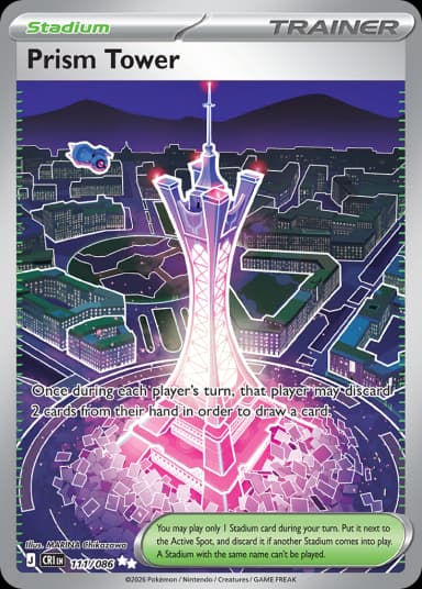 Carta Prism Tower 111/122 do set Chaos Rising — Pokémon TCG | Bynx
