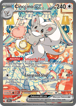 Cinccino ex 119 — Chaos Rising