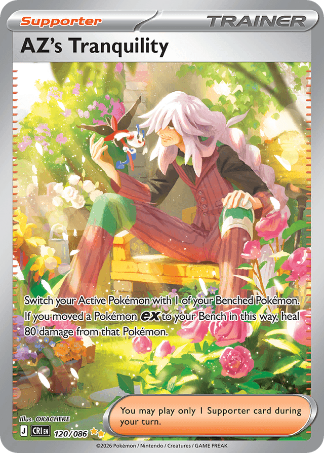 Carta AZ's Tranquility 120/86 do set Chaos Rising — Pokémon TCG | Bynx