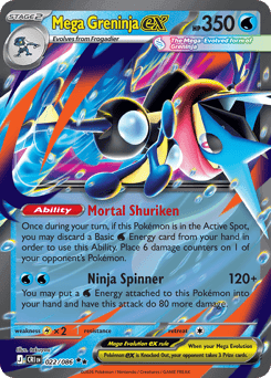 Mega Greninja ex 22 — Chaos Rising