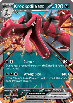 Krookodile ex 55 — Chaos Rising