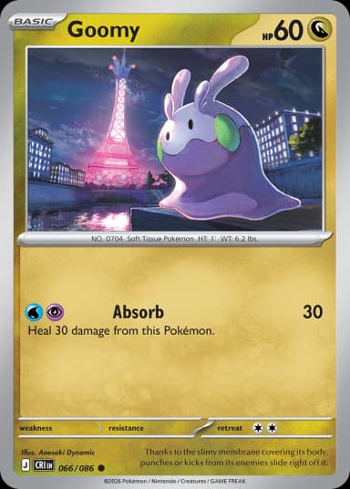 Carta Goomy 66/86 do set Chaos Rising — Pokémon TCG | Bynx