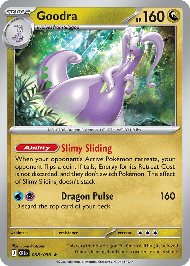 Carta Goodra 68/122 do set Chaos Rising — Pokémon TCG | Bynx