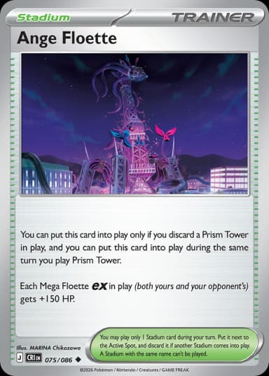 Carta Ange Floette 75/122 do set Chaos Rising — Pokémon TCG | Bynx