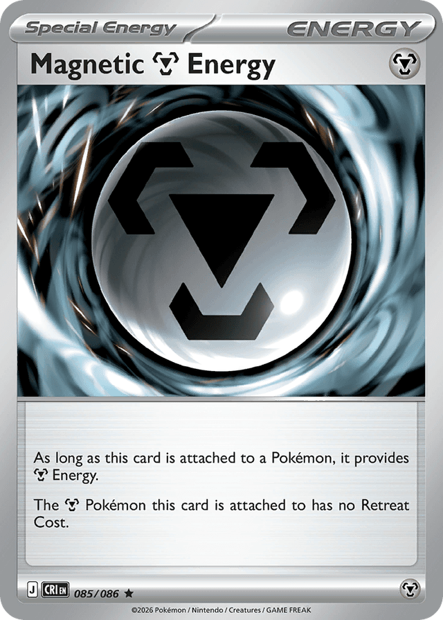 Carta Magnetic Metal Energy 85/122 do set Chaos Rising — Pokémon TCG | Bynx