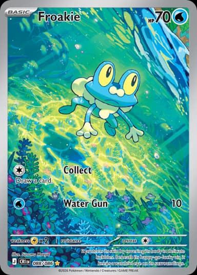 Carta Froakie 88/122 do set Chaos Rising — Pokémon TCG | Bynx