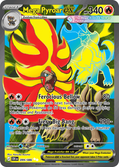 Mega Pyroar ex 99 — Chaos Rising
