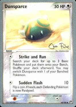 Carta Dunsparce 12/25 do set World Championship 2004: Blaziken Tech — Pokémon TCG | Bynx