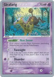 Carta Girafarig 05/25 do set World Championship 2006: Suns & Moons — Pokémon TCG | Bynx