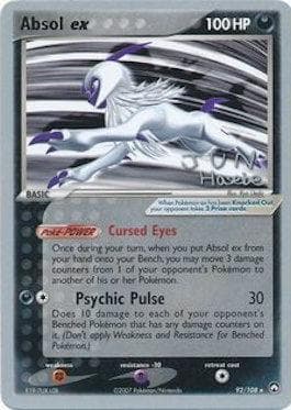 Carta Absol ex 08/28 do set World Championship 2007: Flyvees — Pokémon TCG | Bynx