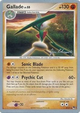 Carta Gallade 06/27 do set World Championship 2008: Psychic Lock — Pokémon TCG | Bynx