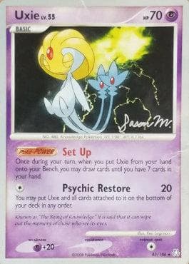 Carta Uxie 03/24 do set World Championship 2009: Queengar — Pokémon TCG | Bynx