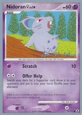 Nidoran Fêmea 08/28 — World Championship 2009: Stallgon