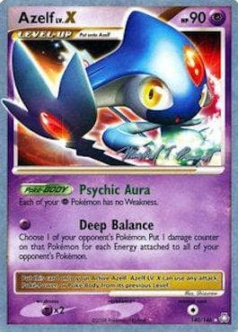 Carta Azelf LV.X 11/32 do set World Championship 2010: Boltevoir — Pokémon TCG | Bynx