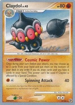 Carta Claydol 09/32 do set World Championship 2010: Boltevoir — Pokémon TCG | Bynx