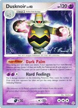 Carta Dusknoir 14/32 do set World Championship 2010: Boltevoir — Pokémon TCG | Bynx