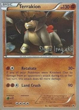 Carta Terrakion 02/20 do set World Championship 2012: Terraki-Mewtwo — Pokémon TCG | Bynx