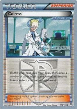 Carta Colress 11/19 do set World Championship 2013: Anguille Sous Roche — Pokémon TCG | Bynx