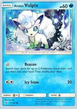 Carta Vulpix de Alola / Alolan Vulpix (02/24) 02/24 — Pokémon TCG | Bynx