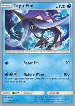 Carta Tapu Fini 08/26 do set World Championship 2019: Pikarom Judge — Pokémon TCG | Bynx