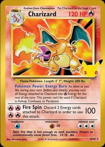 Charizard 004 — 30th Celebration Classic Cards