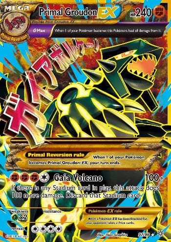 Primal Groudon-EX 97/98 — Origens Ancestrais