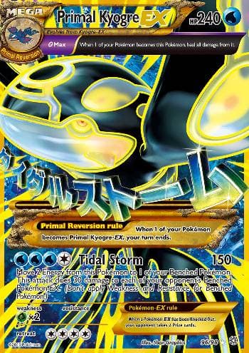 Primal Kyogre-EX 96/98 — Origens Ancestrais