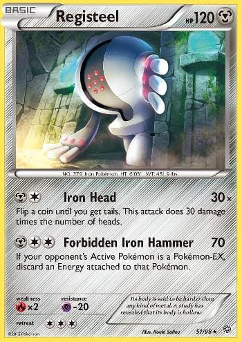 Carta Registeel 51/98 do set Origens Ancestrais — Pokémon TCG | Bynx